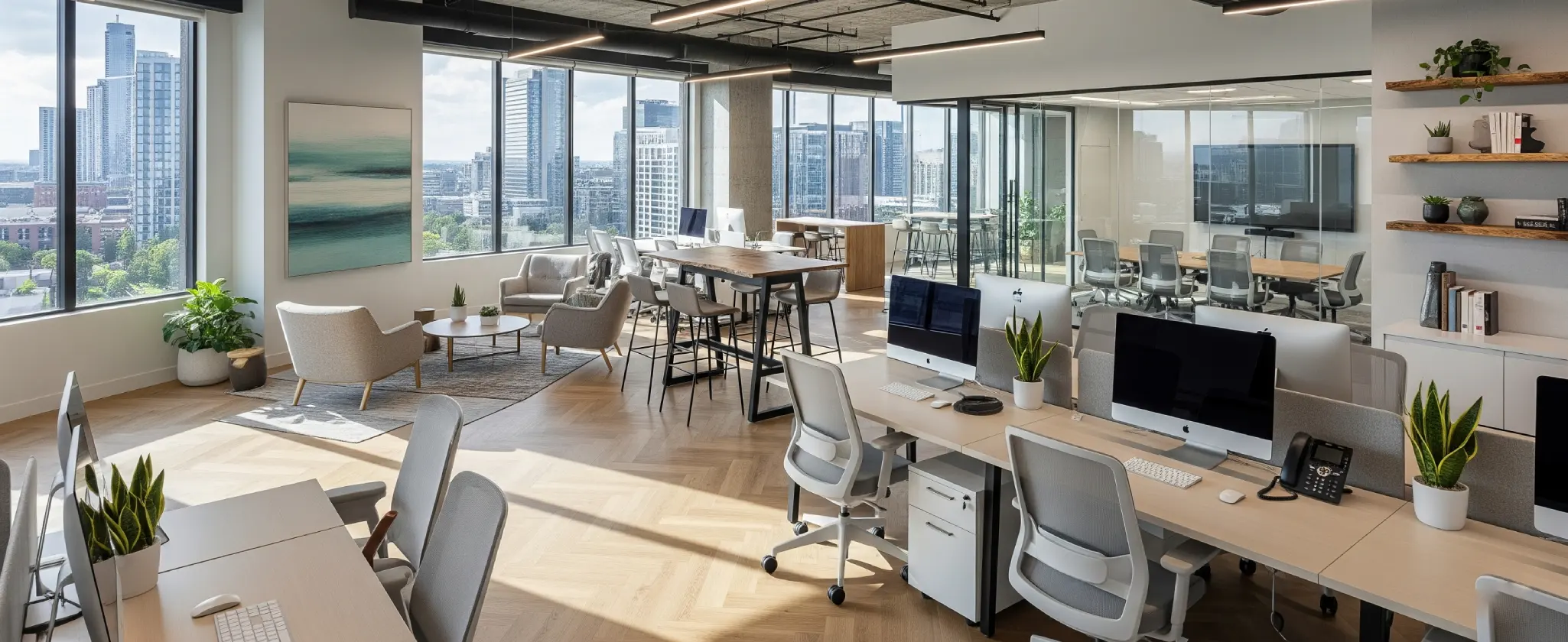 Modern commercial office interior